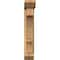Ekena Millwork Balboa Slat Smooth Bracket w/ Offset Brace, Western Red Cedar, 5 1/2"W x 20"D x 32"H BKT0604X20X32BOA06SWR - alternate 2
